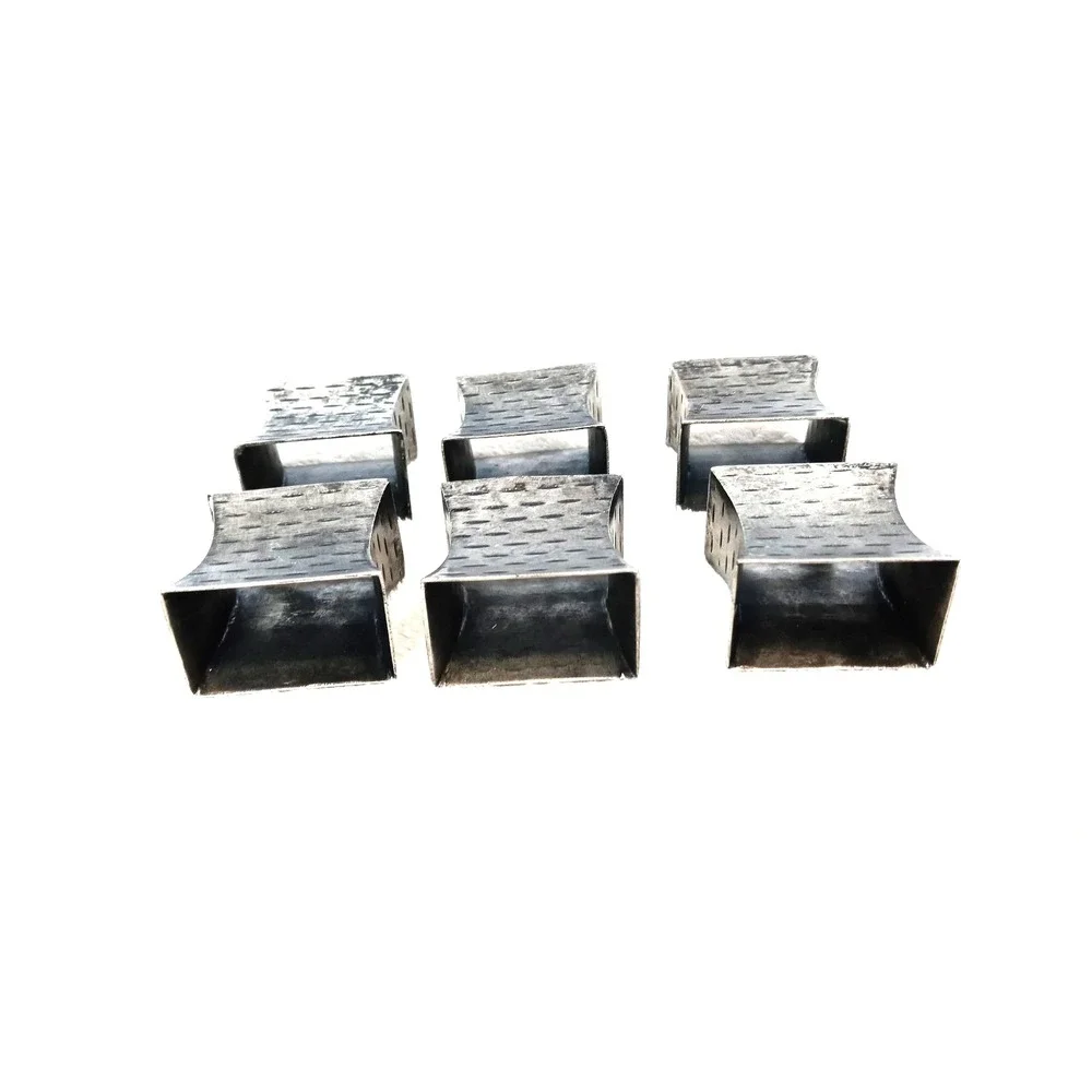 Set of 6 Napkin Rings Modern Rustic Farmhouse‎ Industrial Pewter Silver Holders